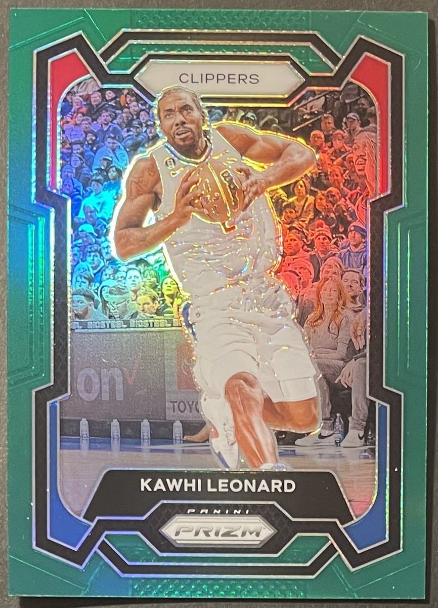 Kawhi Leonard 2023-24 Prizm Green Prizm Parallel Clippers カワイレナード Panini NBAの画像1
