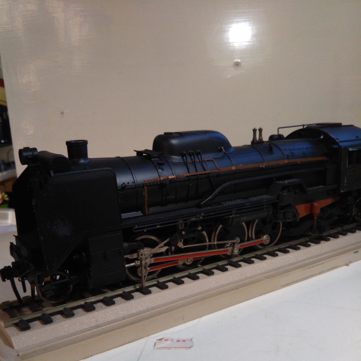 鉄道模型 蒸気機関車D51模型 鉄製プラケースヴィンテージノベルティー アンティーク置物オブジェ_画像2