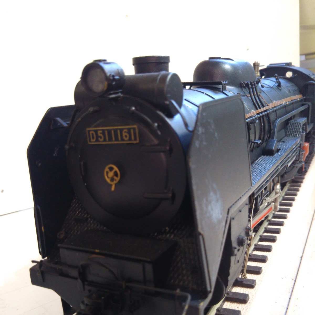 鉄道模型 蒸気機関車D51模型 鉄製プラケースヴィンテージノベルティー アンティーク置物オブジェ_画像3