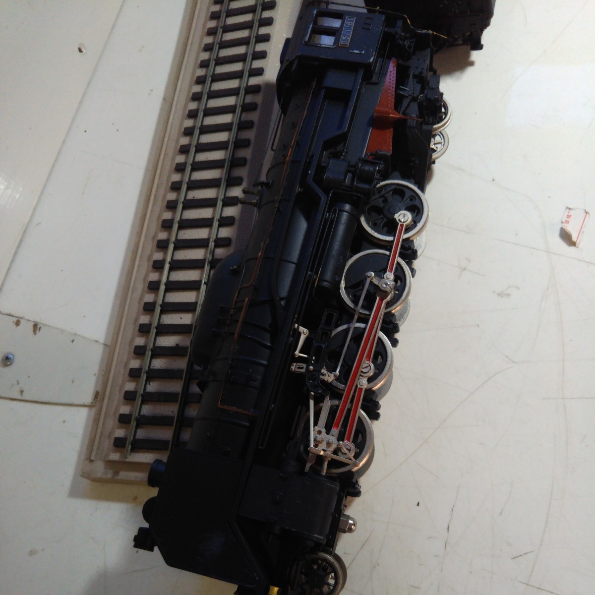 鉄道模型 蒸気機関車D51模型 鉄製プラケースヴィンテージノベルティー アンティーク置物オブジェ_画像4