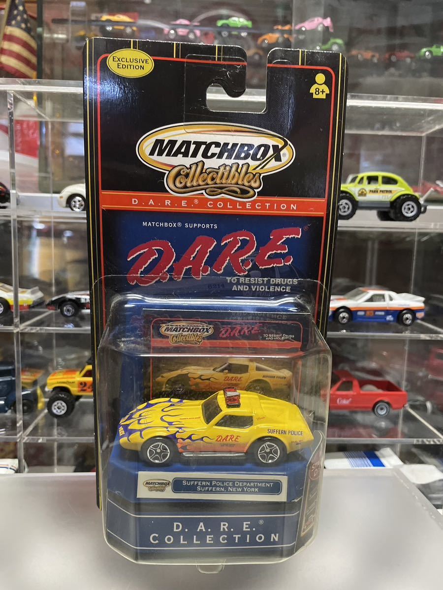 マッチボックス ミニカー 未開封 MATCHBOX マッチボックス D.A.R.E. ニューヨーク サファーン 警察署 シボレー コルベット_画像1