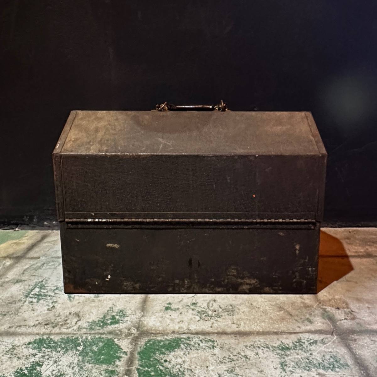 【Vintage】Kennedy Tool Box ケネディ ツールボックス 工具箱 道具箱 釣り道具 タックルボックス キャンプ用品 ヴィンテージ アンティーク_画像5