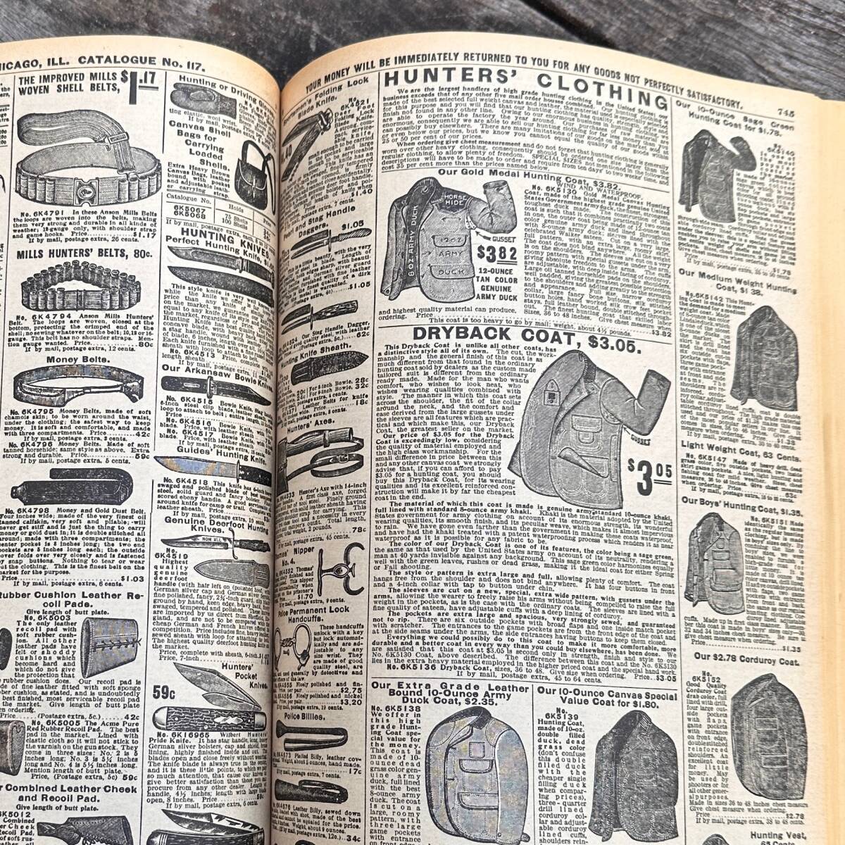 【Vintage】1908 Sears,Roebuck Catalog シアーズローバック カタログ 本 通販 資料本 アドバタイジング 古着 ヴィンテージ アンティーク_画像8
