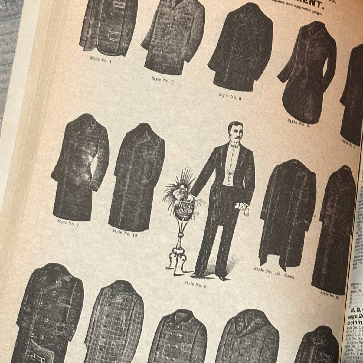 【Vintage】1894-1895 Montgomery Ward Catalog モンゴメリワード カタログ 本 資料本 アドバタイジング 古着 ヴィンテージ アンティークの画像5