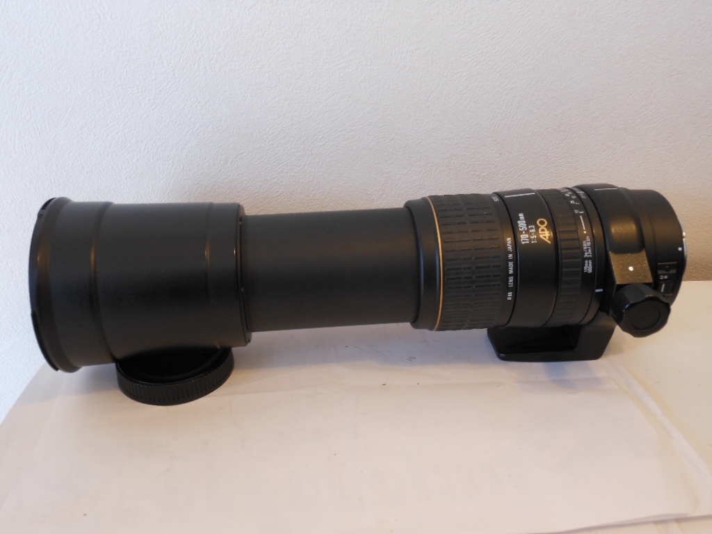 ☆希少極上美品級☆シグマ SIGMA APO 170-500mm F5-6.3 キヤノン用 人気の後期型 　デジタル対応♪ Canon　元箱・ケース付_画像9