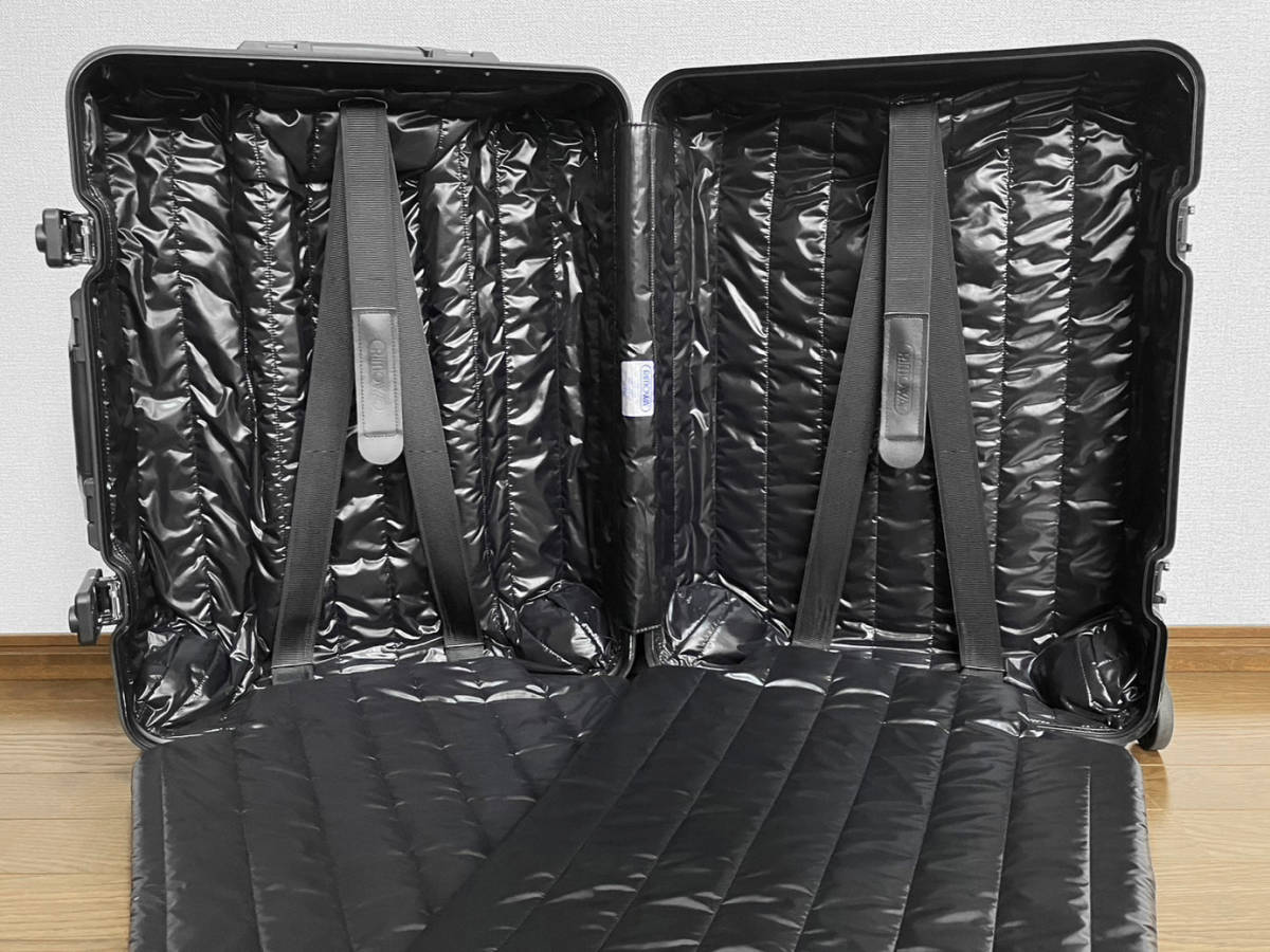 別注 RIMOWA MONCLER TOPAS STEALTH リモワ モンクレール トパーズ ステルス 4輪 45L スーツケース ブラック*オリジナル original _画像10