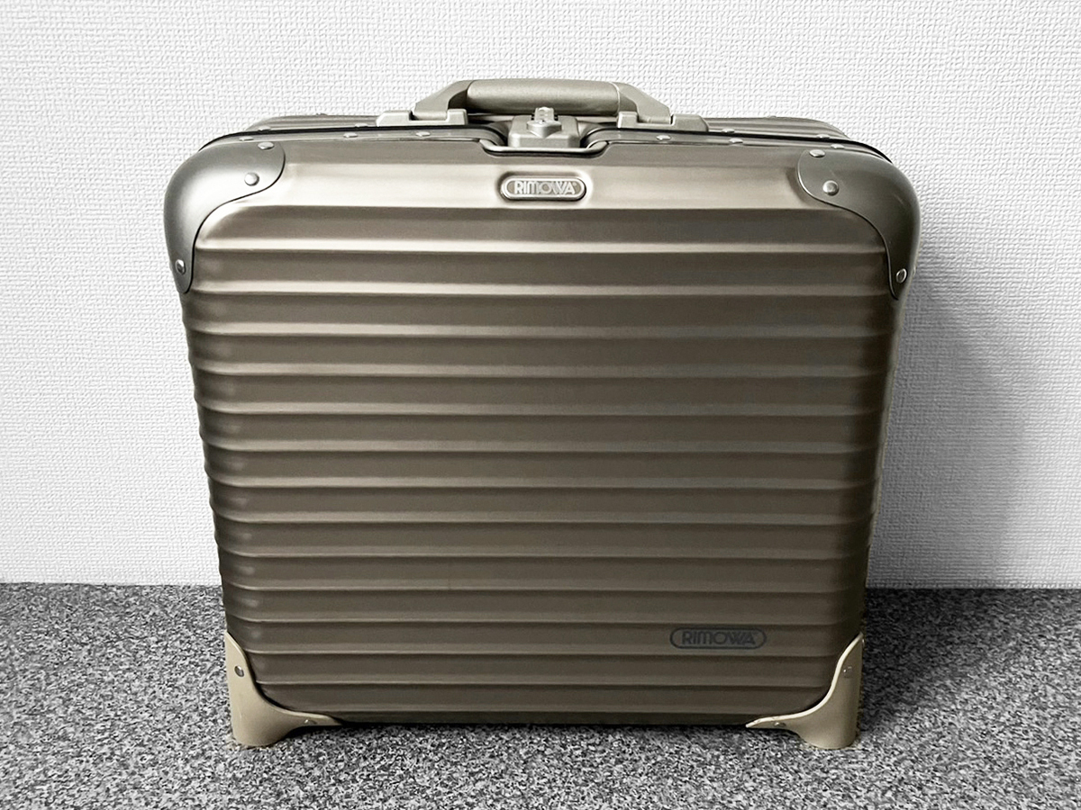 RIMOWA TOPAS TITANIUM リモワ トパーズ チタニウム ビジネス トロリー 2輪 28L/オリジナル スーツケース トローリー パイロット original_画像1