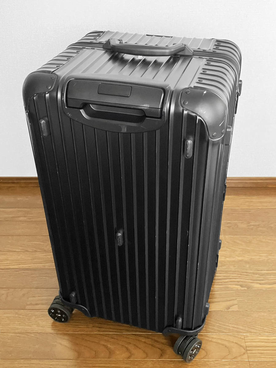 RIMOWA TOPAS SPORTS e-tag 電子タグ リモワ トパーズ ステルス スポーツ4輪 89L スーツケース トランク*original オリジナル ブラックの画像6