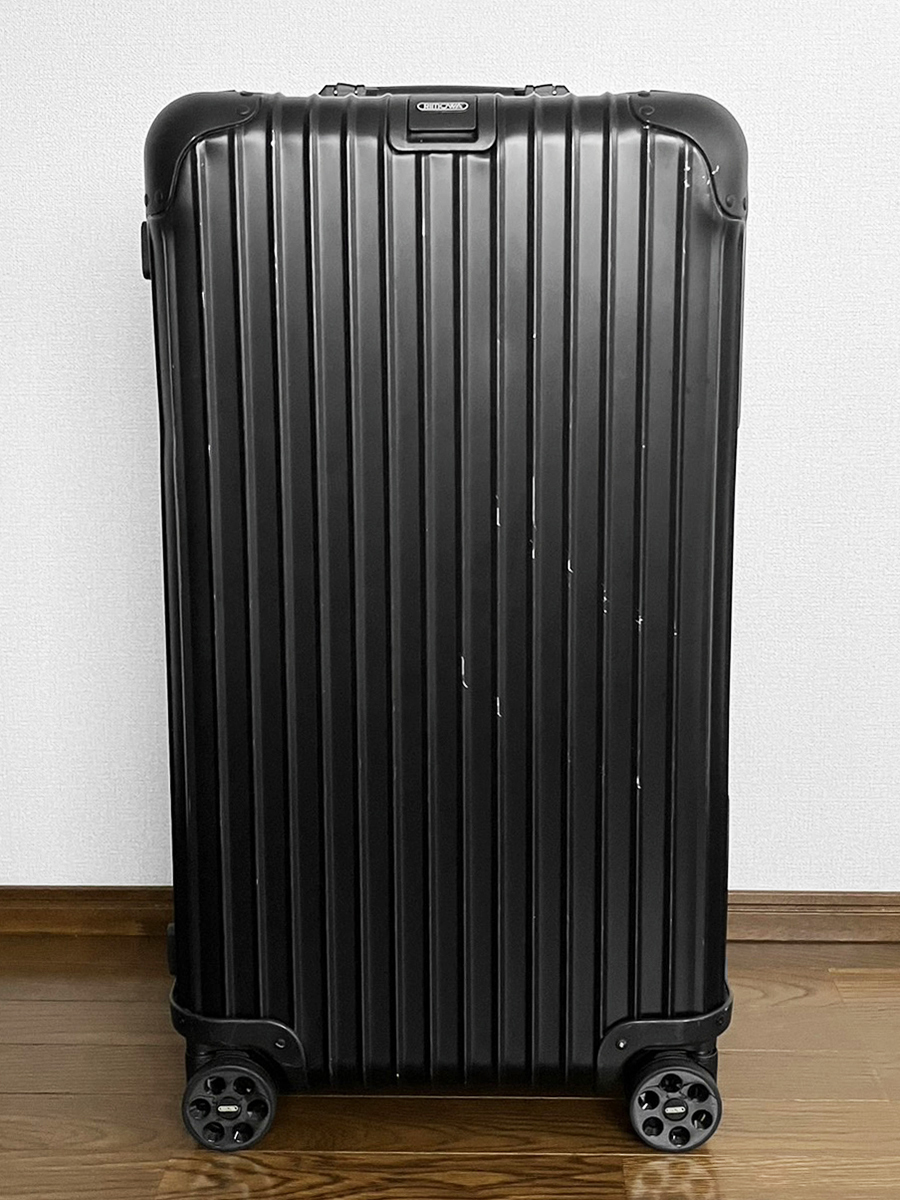 RIMOWA TOPAS SPORTS e-tag 電子タグ リモワ トパーズ ステルス スポーツ4輪 89L スーツケース トランク*original オリジナル ブラックの画像1