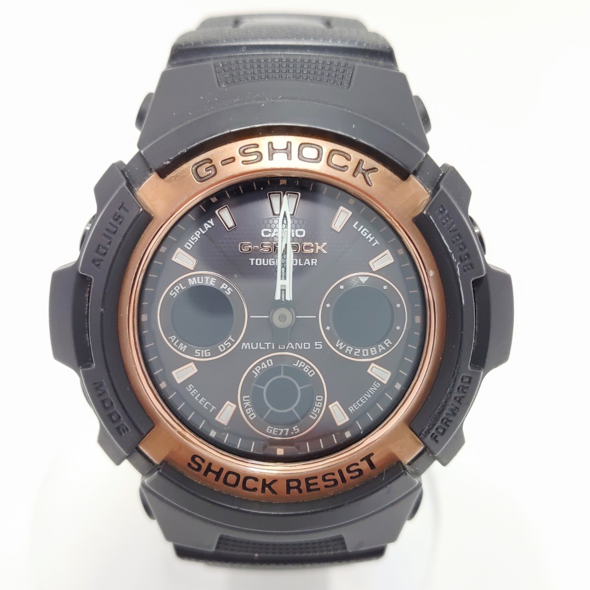 CASIO カシオ G-SHOCK AWG-100BR 電波ソーラー腕時計 現状品☆１円～_画像1