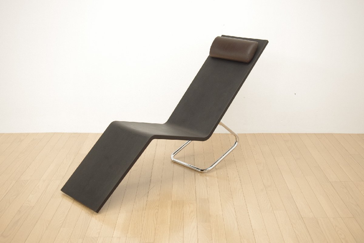 希少 Vitra MVS Chaise ヴィトラ シェーズロング リクライニングソファ イージーチェア 寝椅子 本革ヘッドレスト Marten VanSeveren モダン