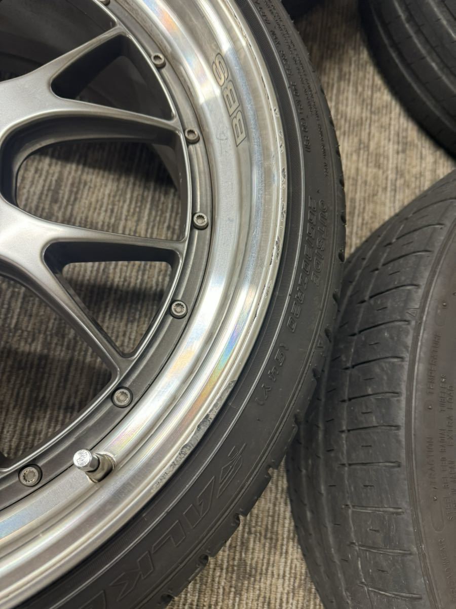 BBS LM-R 鍛造 8.5j*20+43 9.5j*20+45 5H114.3 LM318 LM319 ファルケン 245/35 265/30 4本セット クラウン マークX GSなどに_画像9