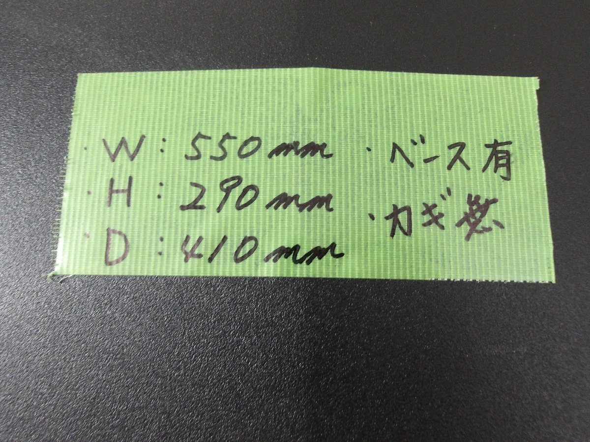 中古現状入庫　メーカー不明　大型トップケース　鍵なしジャンク　　サイズは写真の最後にあります。_画像2