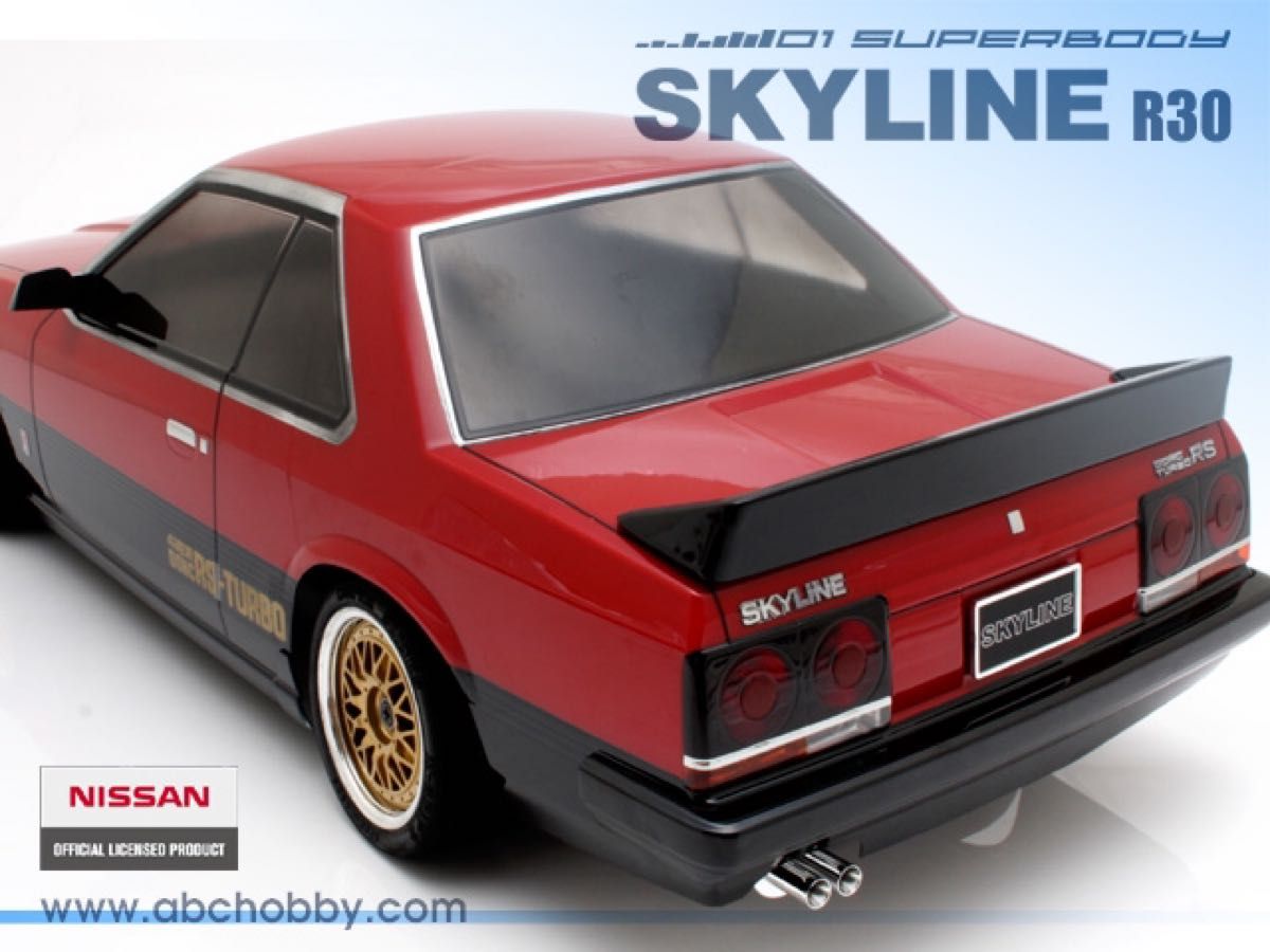 ABC HOBBY 1/10ボディー　日産スカイラインR30前期型