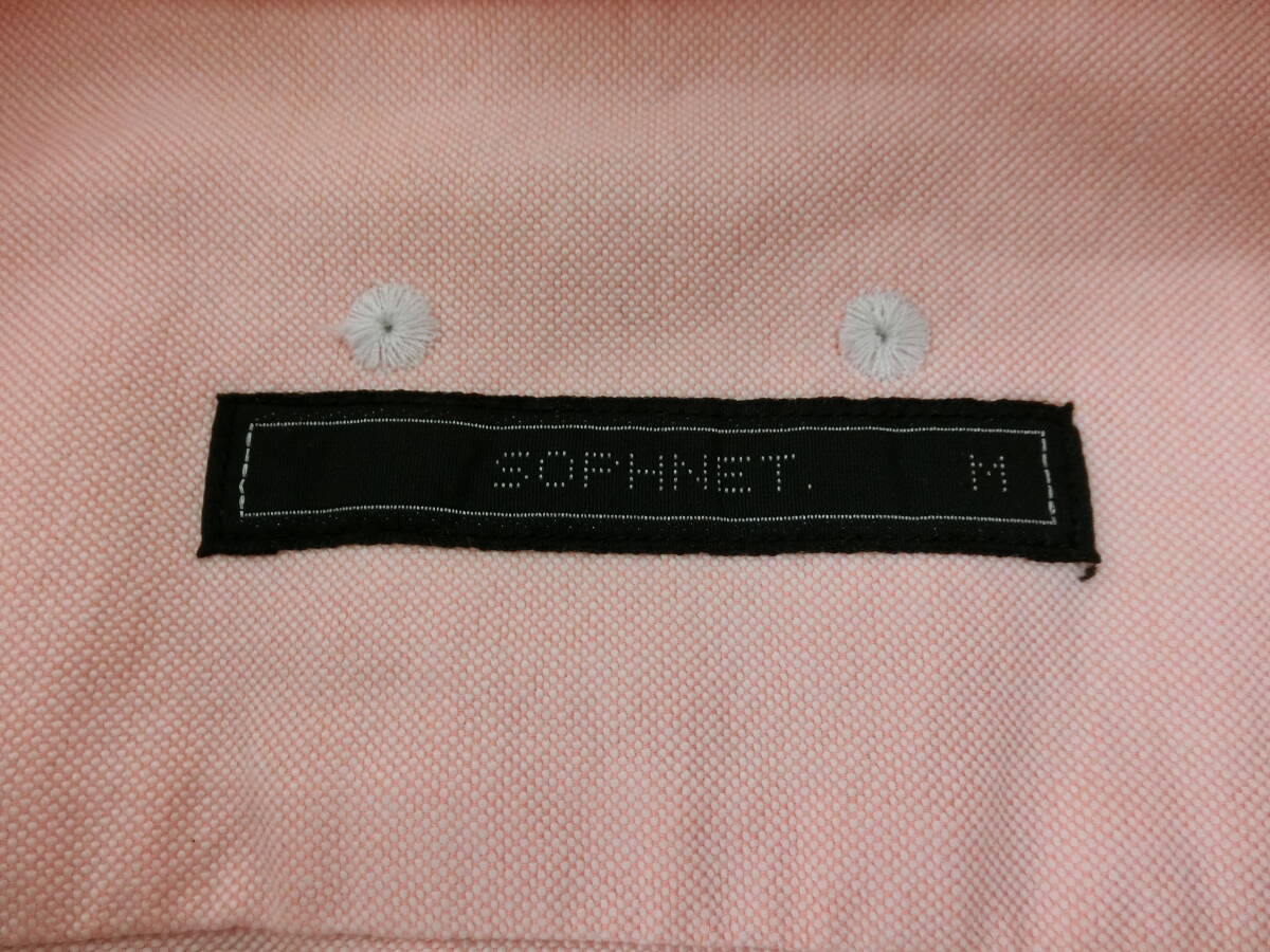 SOPHNET ソフネット Mサイズ　メンズ　ピンク　綿１００％　シャツ　Y-47_画像4