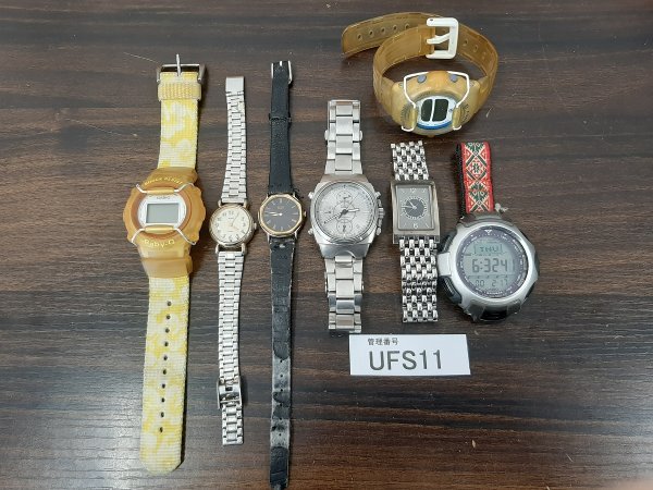 UFS11　腕時計　時計　ジャンク品　部品取り　SEIKO　ALBA　CASIO　ALFREDO_画像1