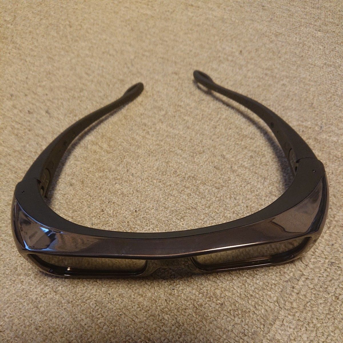 SONY3Dメガネ 二本セット 未使用品 動作未確認 ソニー 対応機種 品番不明です  長期家庭保管品  ケースと収納袋付き