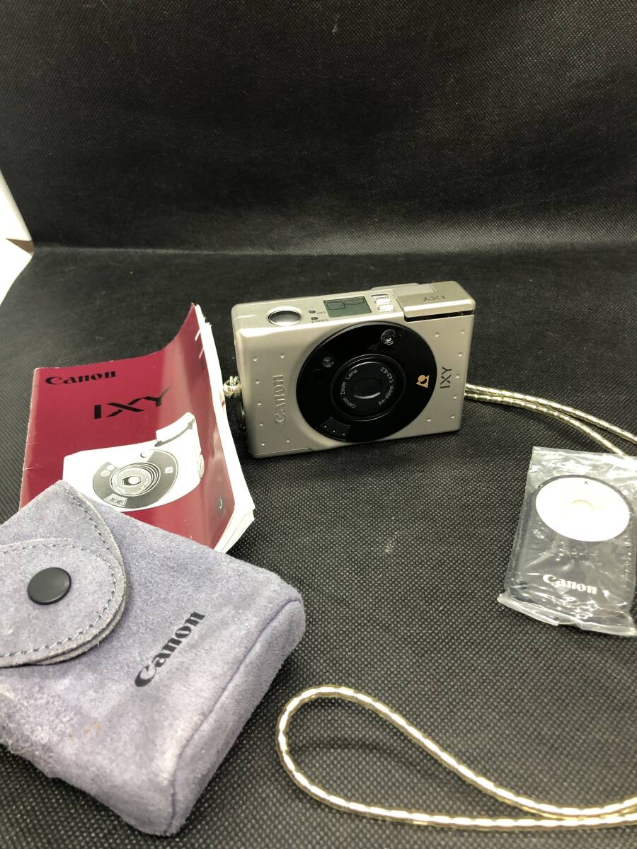 【4405】Canon IXY キャノン　イクシ　初期　フィルムカメラ　ストロボモード　コンパクト