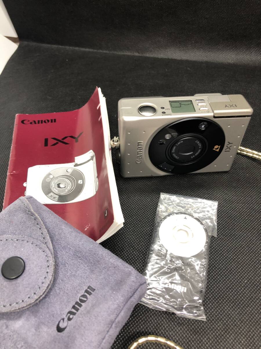 【4405】Canon IXY キャノン　イクシ　初期　フィルムカメラ　ストロボモード　コンパクト