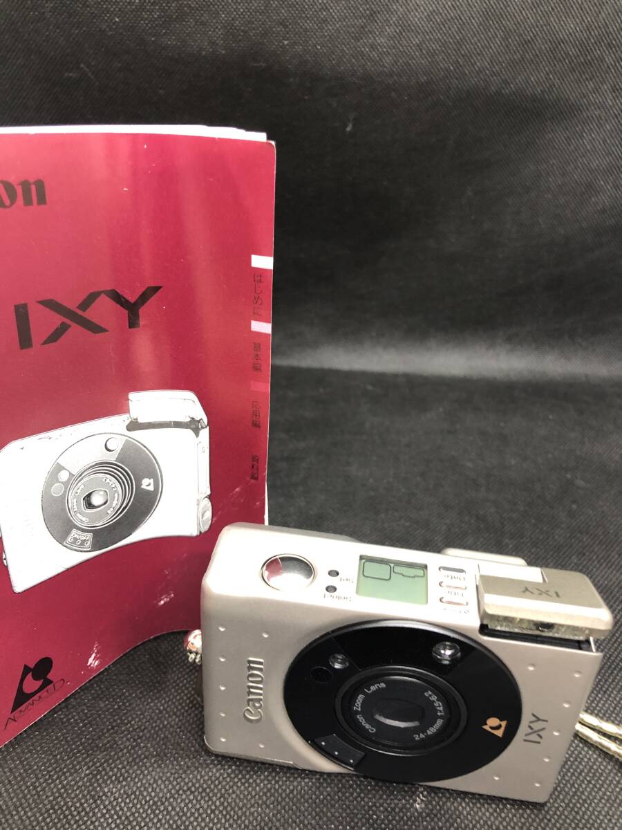 【4405】Canon IXY キャノン　イクシ　初期　フィルムカメラ　ストロボモード　コンパクト