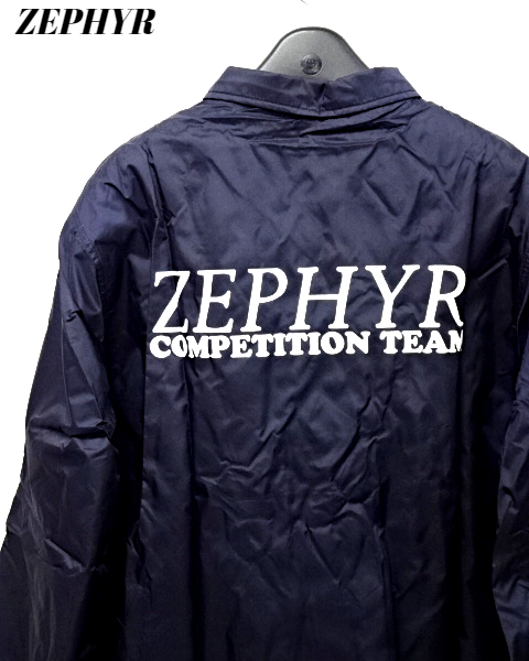 L новый товар [ZEPHYR COMPETITION TEAM ZEPHYR Boa Coach Jacket NAVY Zephyr коуч жакет Zephyr боа нейлон жакет серфер 