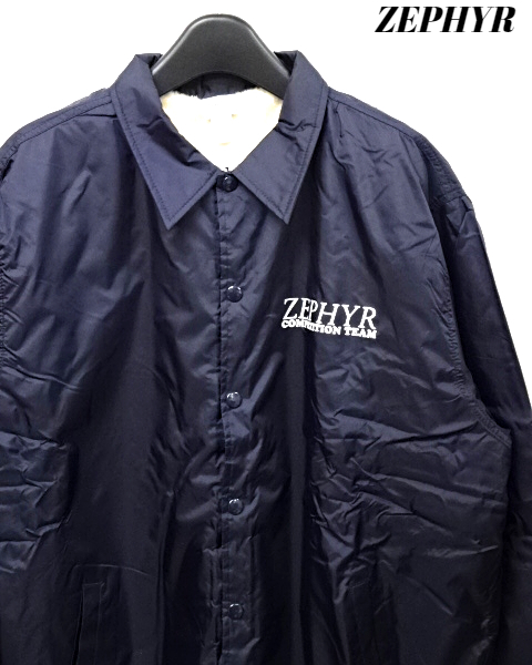 L новый товар [ZEPHYR COMPETITION TEAM ZEPHYR Boa Coach Jacket NAVY Zephyr коуч жакет Zephyr боа нейлон жакет серфер 