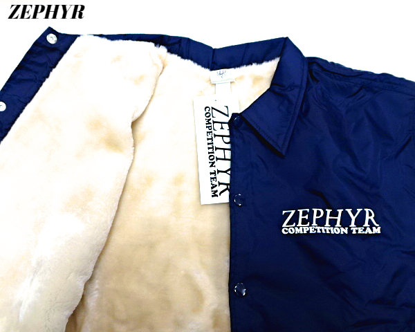 L новый товар [ZEPHYR COMPETITION TEAM ZEPHYR Boa Coach Jacket NAVY Zephyr коуч жакет Zephyr боа нейлон жакет серфер 
