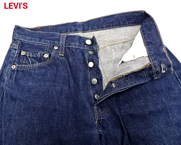 W31【LEVI'S 501 BIG E 90s 92年製 ヴィンテージ復刻 Made in U.S.A. 赤耳 555 バレンシア工場製 米国製 リーバイス 501 デニムパンツ】_画像1