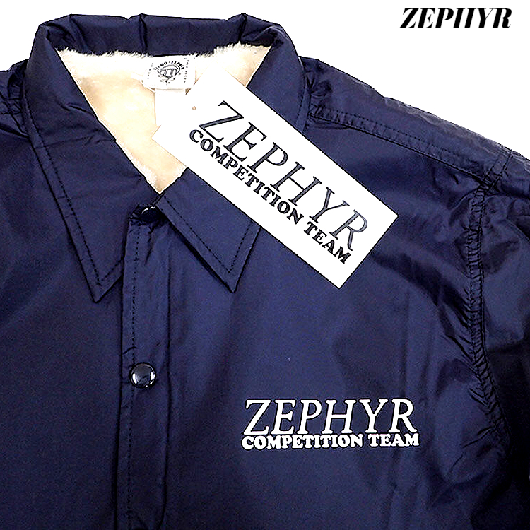 L новый товар [ZEPHYR COMPETITION TEAM ZEPHYR Boa Coach Jacket NAVY Zephyr коуч жакет Zephyr боа нейлон жакет серфер 