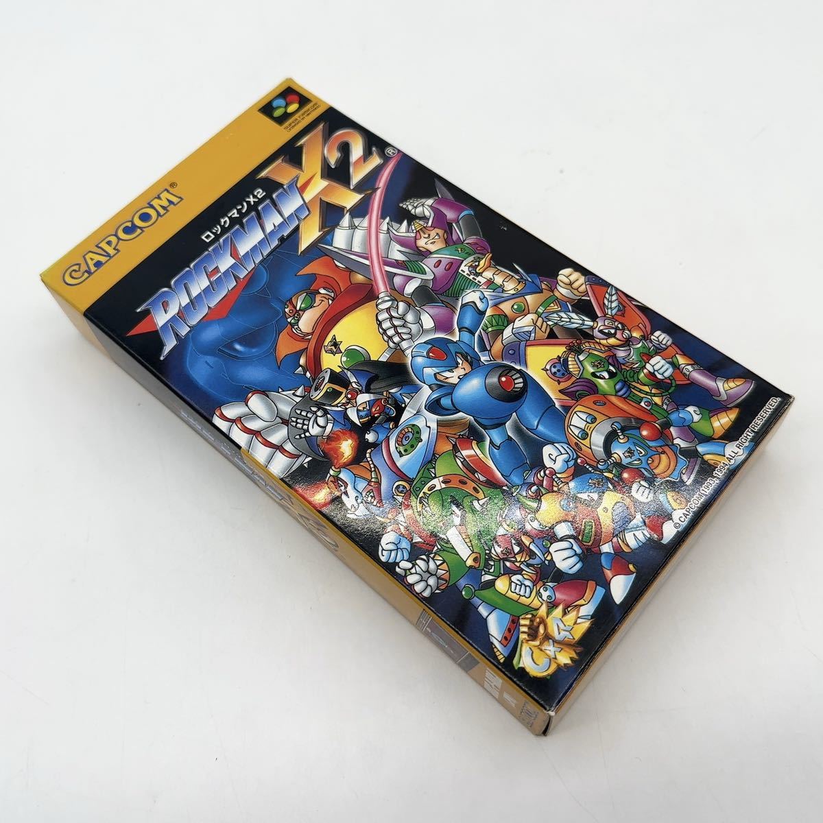 極美品 SFC スーパーファミコン ソフト ROCKMAN X2 ロックマンX2 CAPCOM カプコン SUPER FAMICON