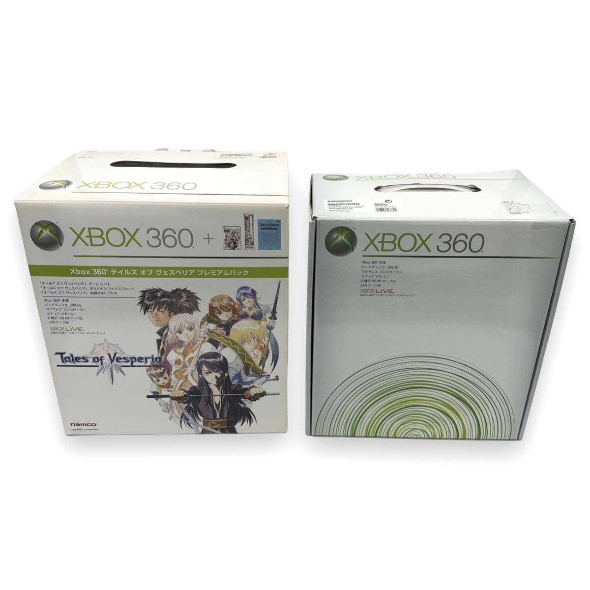 ほぼ新品 Microsoft マイクロソフト XBOX360 エックスボックス360 テイルズ オブ ヴェスペリア プレミアムパック 特典全て未開封 動作OK_画像10