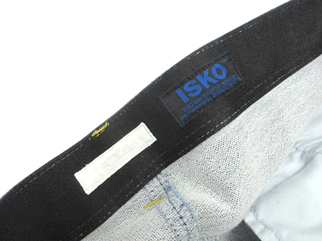 パシオーネ PASSIONE ISKO スウェットデニム ストレッチ パンツ ライトブルー size 40 レディース_画像8