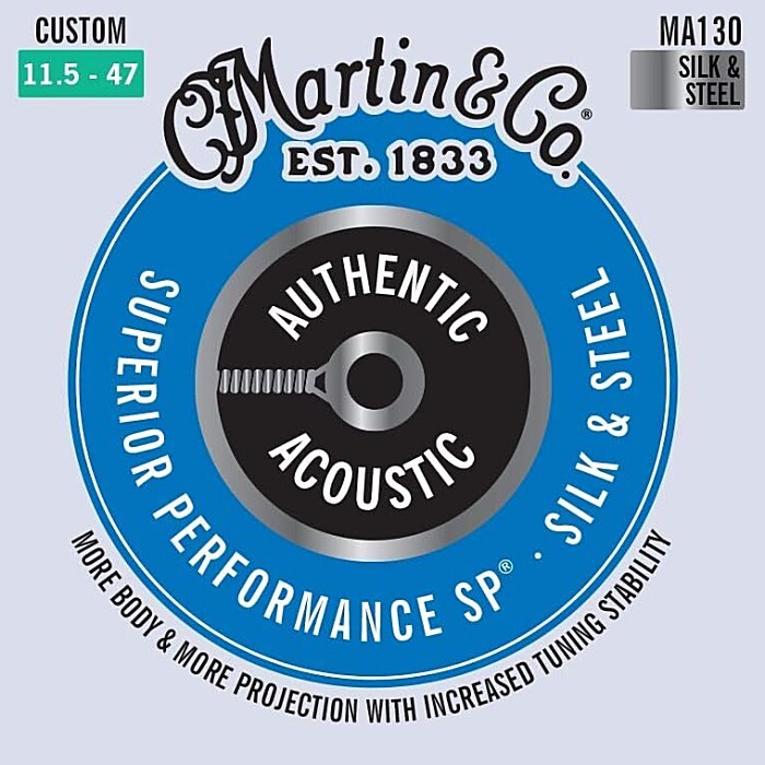 Martin MA130 Superior Performance Custom 011.5-047 Silk＆Steel マーチン アコギ弦_画像1