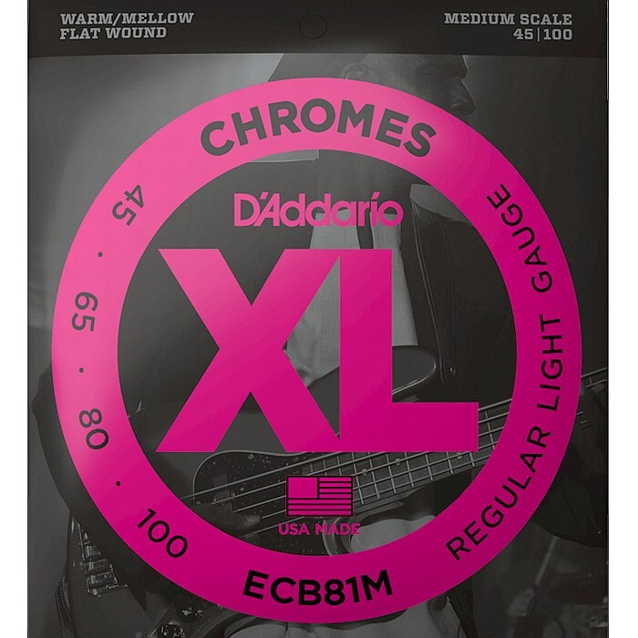 D'Addario ECB81M Flat Wound 045-100 Medium Scale ダダリオ フラットワウンド ベース弦_画像1