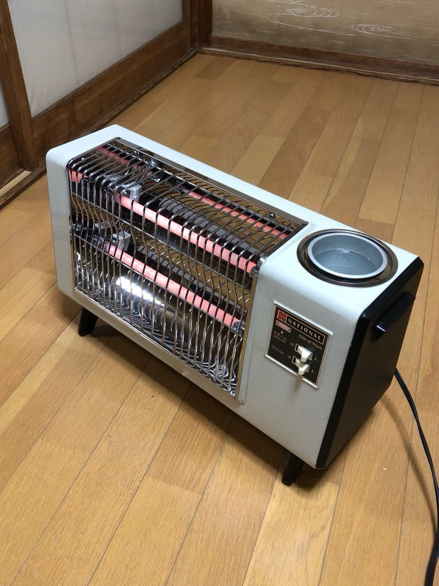 ナショナル電気ストーブ　レトロ家電