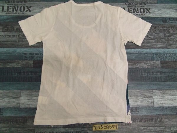 ABAHOUSE Abahouse men's print short sleeves T-shirt 2 white 