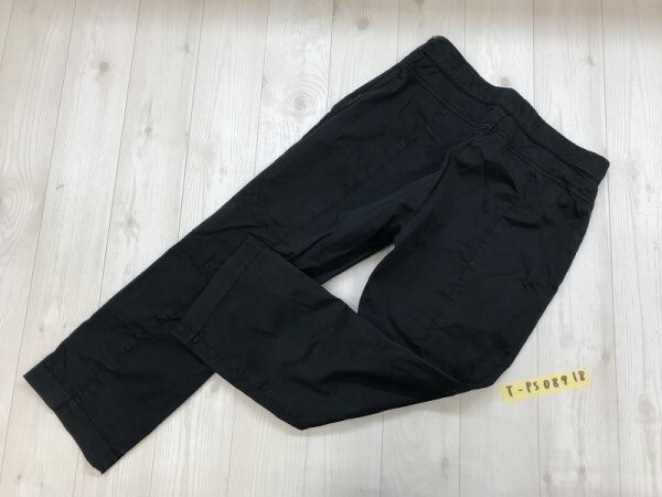 MaxMara マックスマーラ レディース 薄手 クロップドパンツ 36 黒の画像3