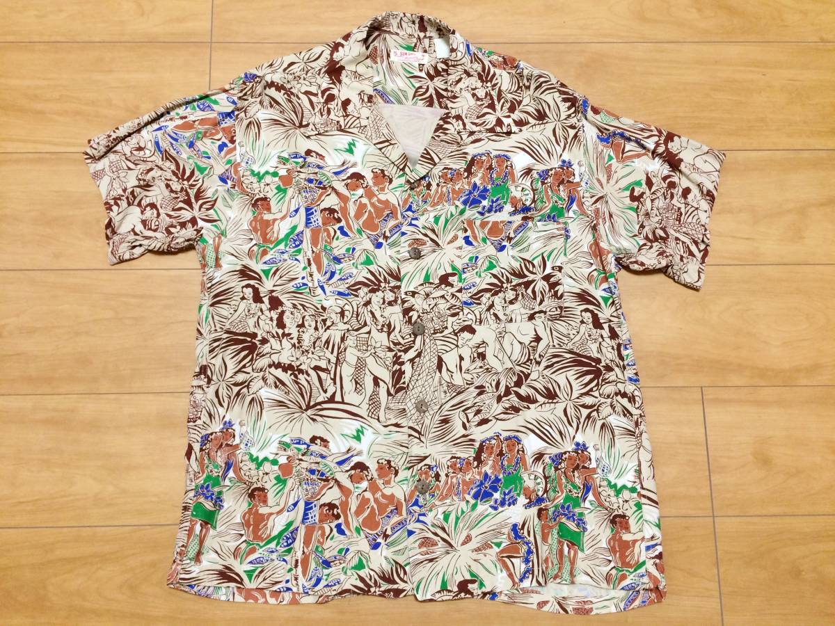 SUN SURF/東洋エンタープライズ HAWAIIAN shirts "メニュー柄"