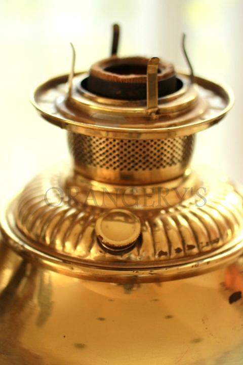 1800後期-1900初頭アンティーク銅製ドラゴンオイルランプ LA0026