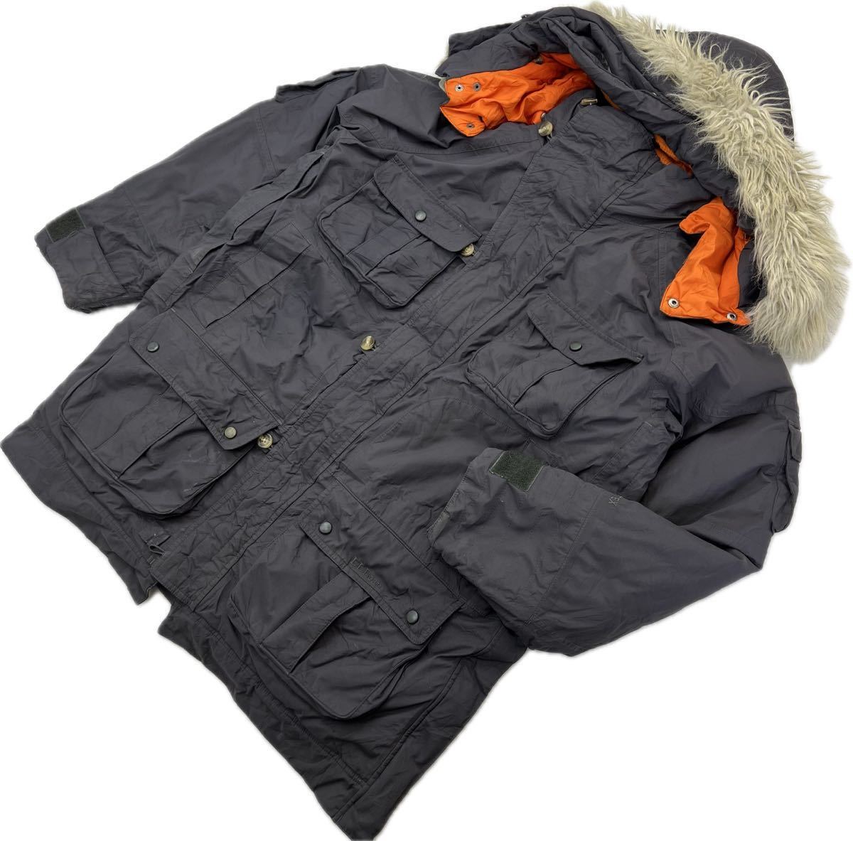 お歳暮 人気 オシャレ 00s ☆ L.L.Bean ゴアテックス ダウンジャケット グースダウン 多ポケット マウンテンパーカー XL アウトドア 古着 エルエルビーン■S2921 男性用