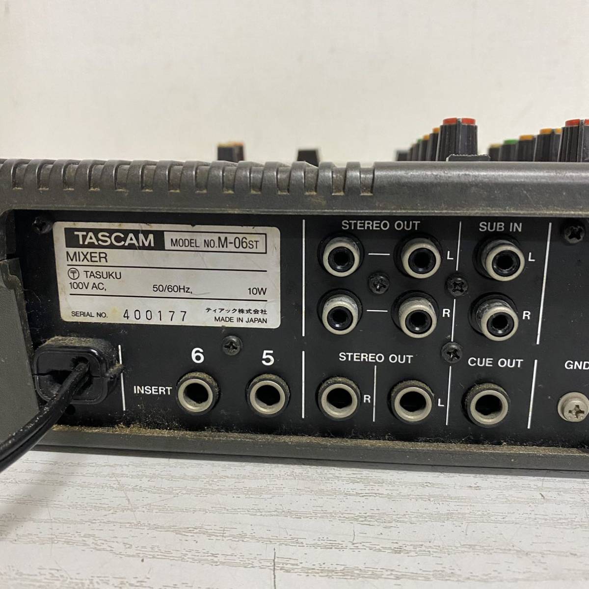 TASCAM M-06ST 6ch アナログミキサー タスカム _画像8