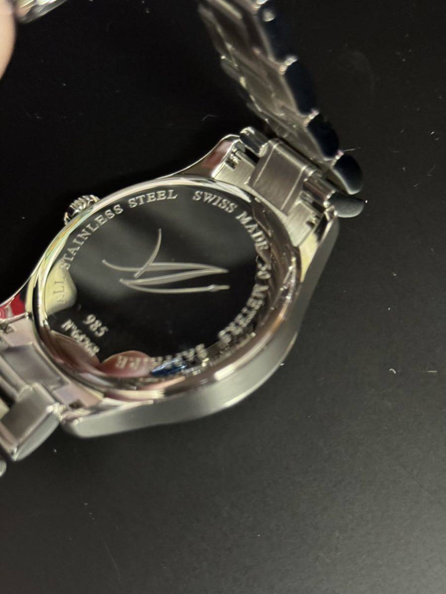 新品　アエロ　オートマチック　ラウンド　シルバー　Ａ６０９３７　ＡＡ１３M腕時計 自動巻 AERO WATCH_画像5