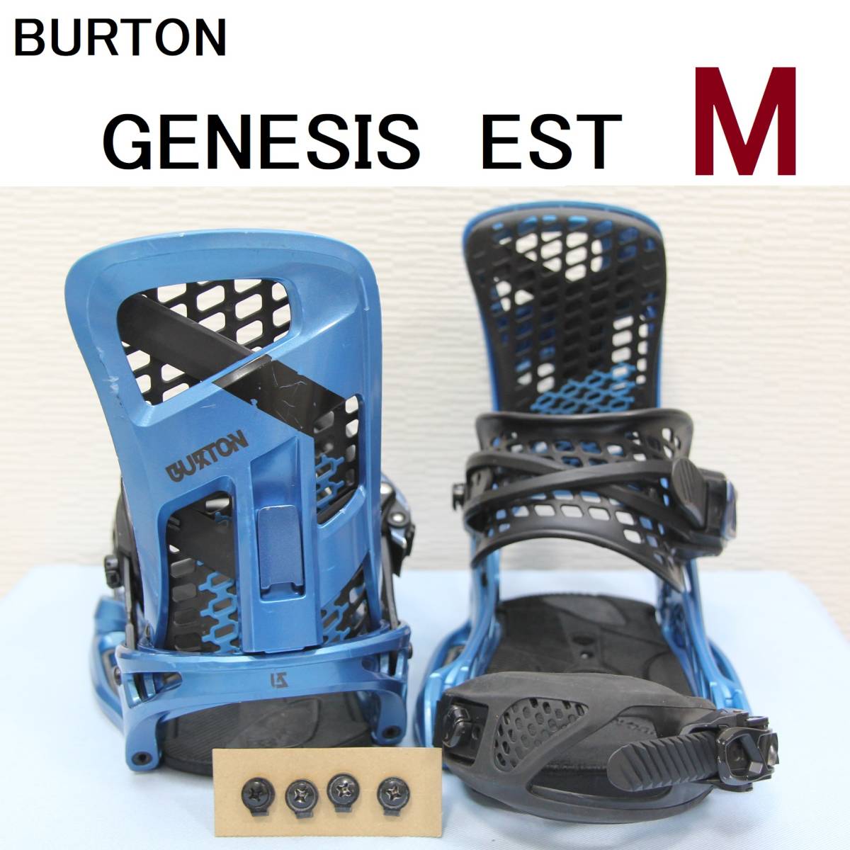 【M】GENESIS ジェネシス EST バートン DT BURTON メンズ 男性用 バインディング ビンディング（CARTEL MALAVITA MISSION CUSTOM）240201の画像1