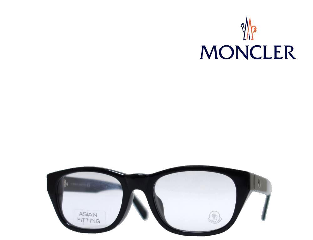 【MONCLER】 モンクレール　メガネフレーム　ML5158D/V　001　ブラック　アジアンフィツト　国内正規品 　　_画像1