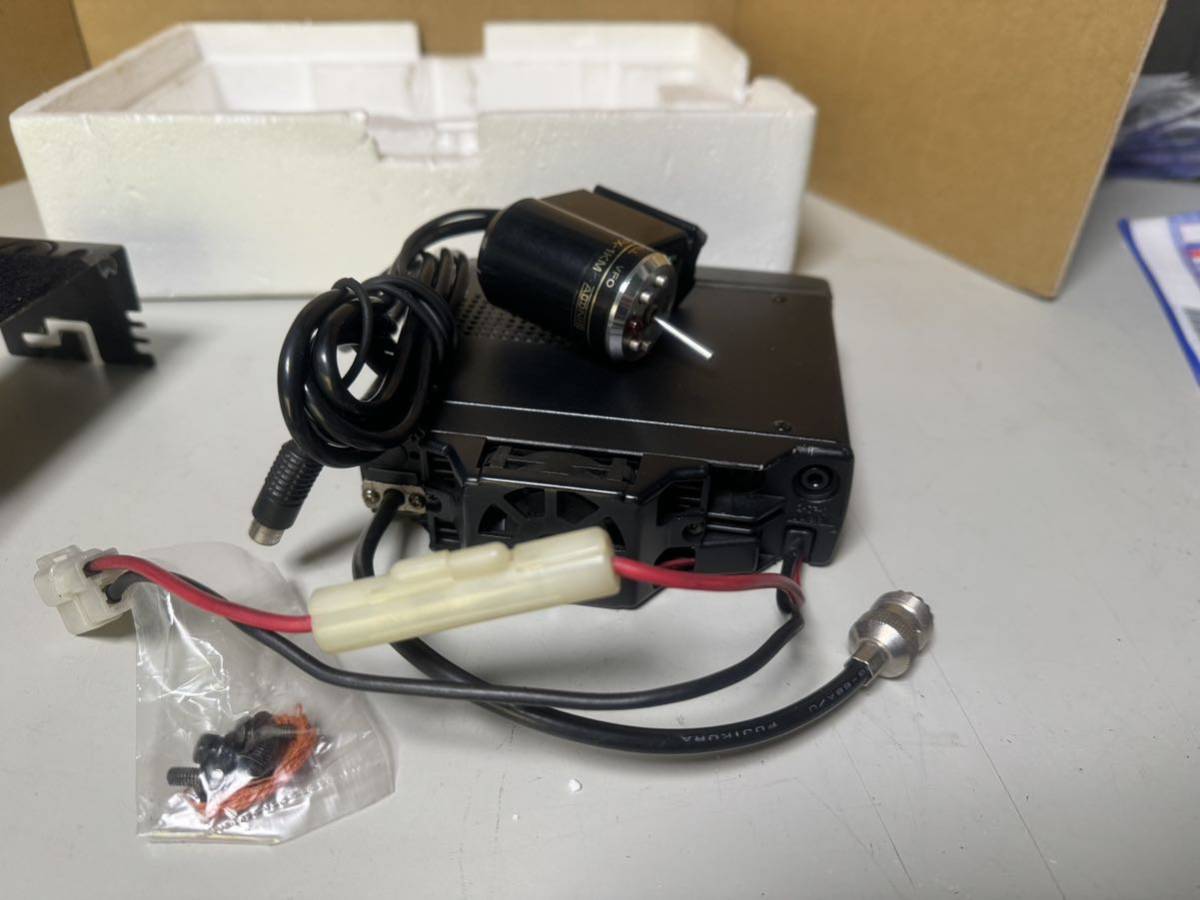  origin box attaching!KENWOOD TM-733A.FX-1KM set, electrification,FX-1KM is connection bad.,8 number photograph, sound go out, other not yet verification present condition goods junk part removing 