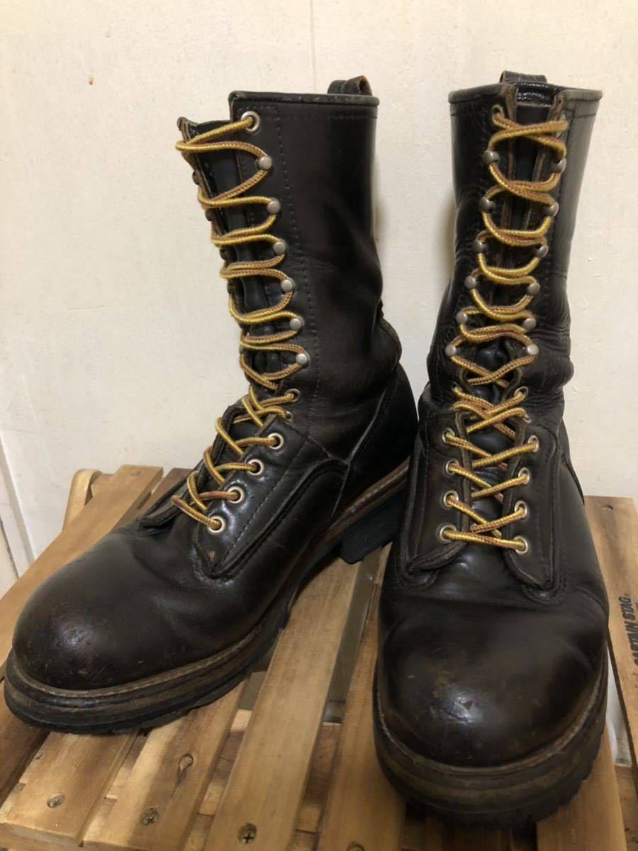 RED WING PT91 プリント　2210 ロガー ブーツ レッドウィング 2218 茶芯レザー 8D_画像1