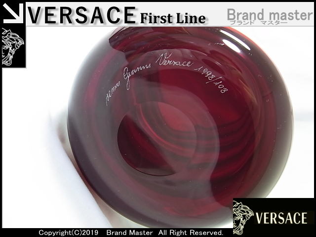 ＶＥＲＳＡＣＥ　ヴェルサーチ ベルサーチ VENINI MURANO 花瓶　ボーダー　ιηF_画像8