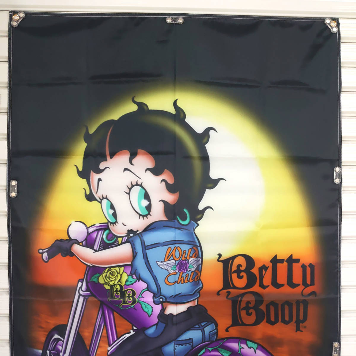 ベティ・ブープ フラッグ P236 旗 BIGバナー ポスター USA ベティーちゃん インテリア雑貨 ガレージ雑貨 BettyBoop ハーレーダビットソン_画像5