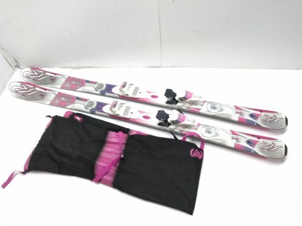 ◇女性向け k2 super sweet 153cm / 調節ビン MARKER モーション カービングスキー ケース付 レディース 0223B7 @140 ◇_画像1