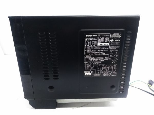 □Panasonic パナソニック Bistro ビストロ スチームオーブンレンジ NE-BS600-CK 2013年製 A-2-27-11 〒140 □_画像8